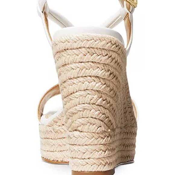 MICHAEL MICHAEL KORS Annie Wedge Sandals Optic White - Picture 3 of 3